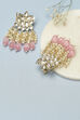 Light Pink Kundan Earrings image number 0