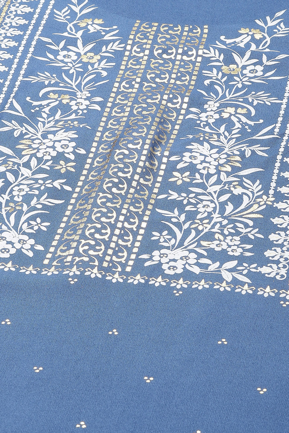 Mustard Printed Rayon Straight Kurta Palazzo Suit Set image number 1