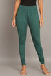 Yellow Cotton Lycra Churidar image number 0