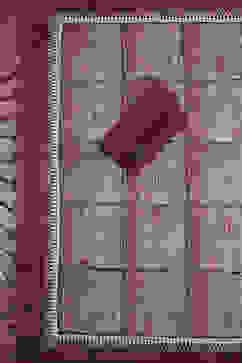 Wine Silk Blend Printed Unstitched Suit Set image number 4