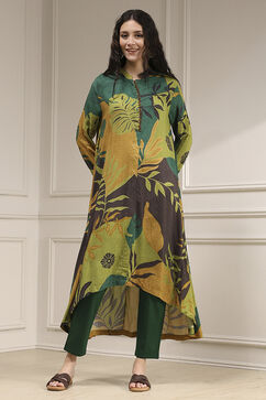 Multicolor Viscose Rayon Straight Printed Kurta image number 5