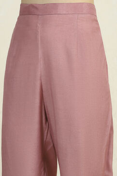 Pink Georgette Hand Embroidered Unstitched Suit Set image number 3