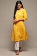 Off White Cotton Straight Kurta image number 0