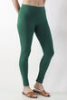 Pink Cotton Lycra Ankle Length Leggings image number 3
