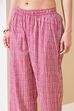 Indigo Blue Cotton Floral Straight Kurta Set image number 2