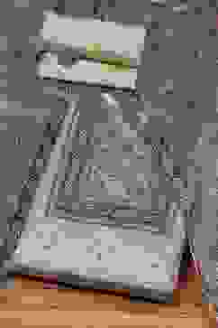 Grey Poly Crepe Digital Print Unstitched Suit Set image number 0