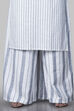 Blue Unstitched dress material Suit Set image number 3