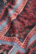Black Cotton Printed Straight Kurta image number 2
