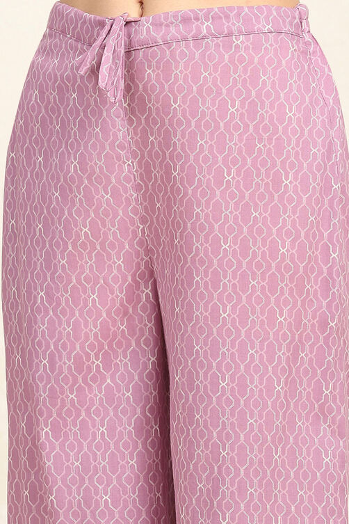 Rama Green Cotton Screen Print Unstitched Suit Set image number 3