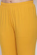 Yellow Cotton Lycra Churidar image number 1