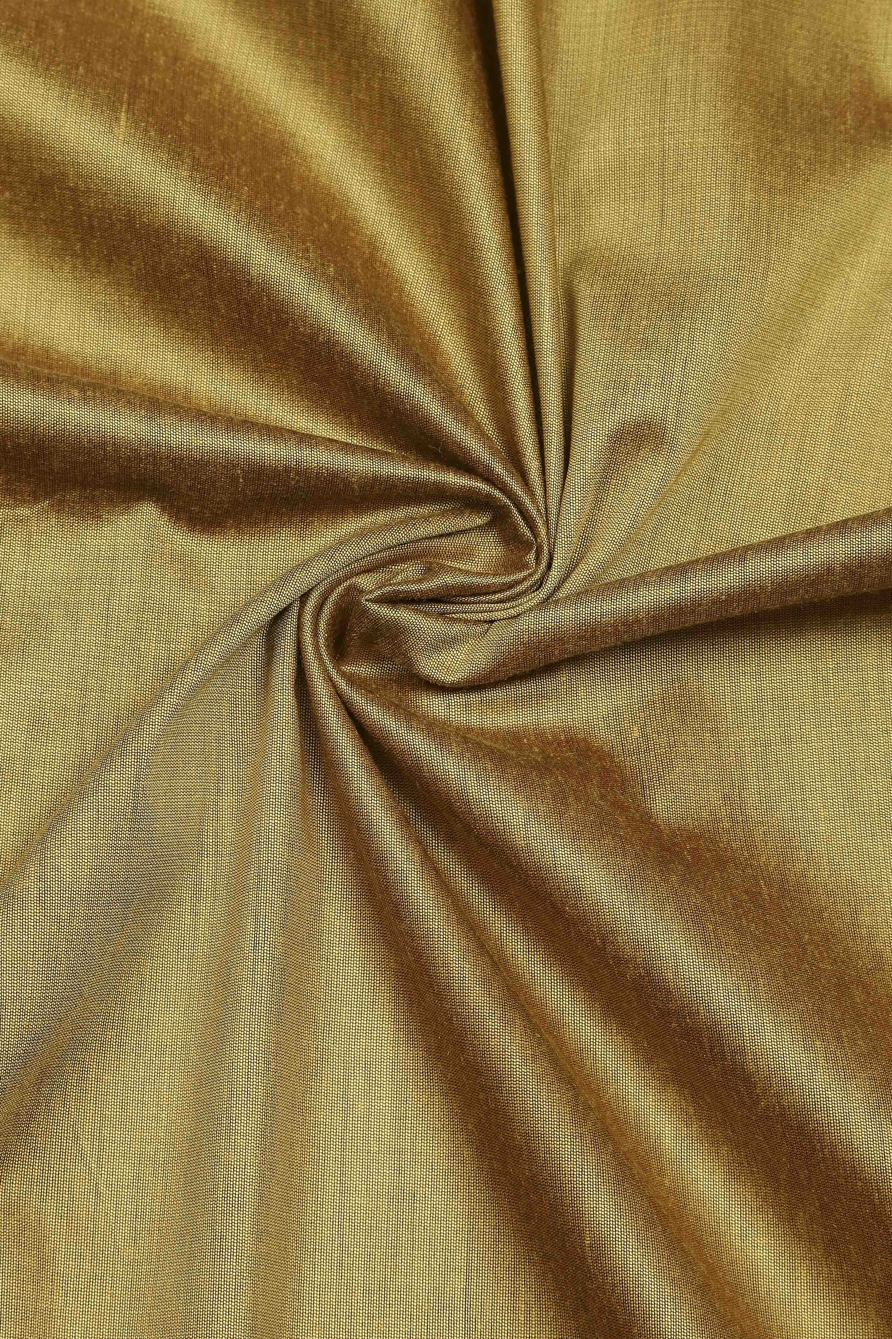 Yellow Banarasi Chanderi Banarasi Print Unstitched Suit Set image number 2