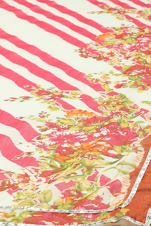 Yellow Cotton Straight Kurta Salwar Suit Set image number 3