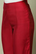 Black Cotton Blend Yarndyed Pants image number 2