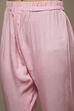 Light Pink Muslin Lace Unstitched Suit Set image number 3