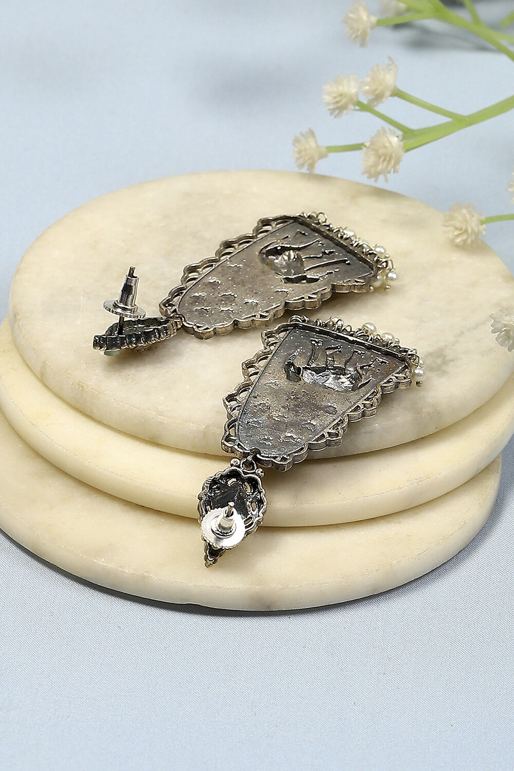 Gold Brass Drop & Danglers image number 2