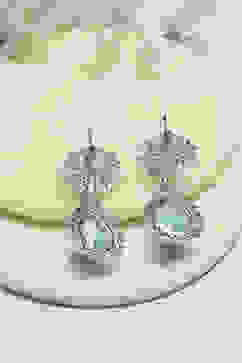 Mint Green Alloy Drop & Danglers image number 2