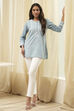 Blue Straight Kurta image number 0