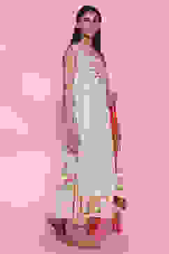 Light Yellow Cotton Double Layered Suit Set image number 5