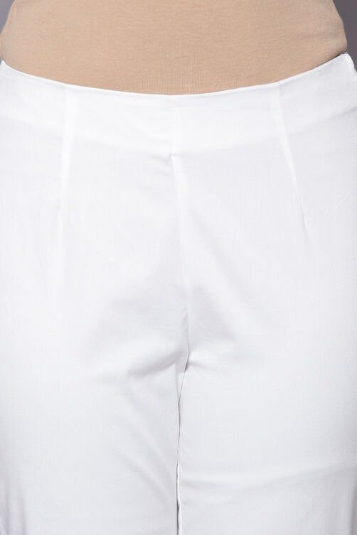 Black cotton lycra Pants image number 1