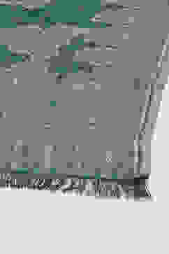 Emerald Green Acrylic Yarndyed Dupatta image number 1