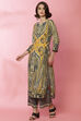 Orange Rayon Straight Kurta image number 4