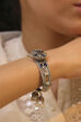 Navy Brass Oxidised Bangles image number 5