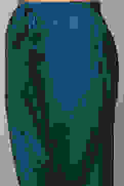 Teal Cotton Anarkali Kurta Churidar Suit Set image number 3