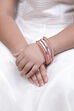 Pink Plastic & Thread Bangles image number 3