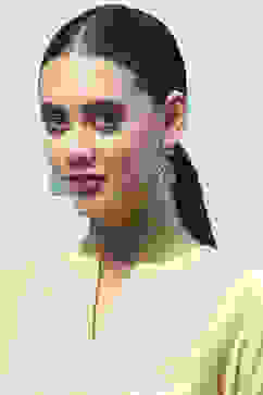 Mint Green Gold-Plated Kundan Tear Drop Danglers image number 1