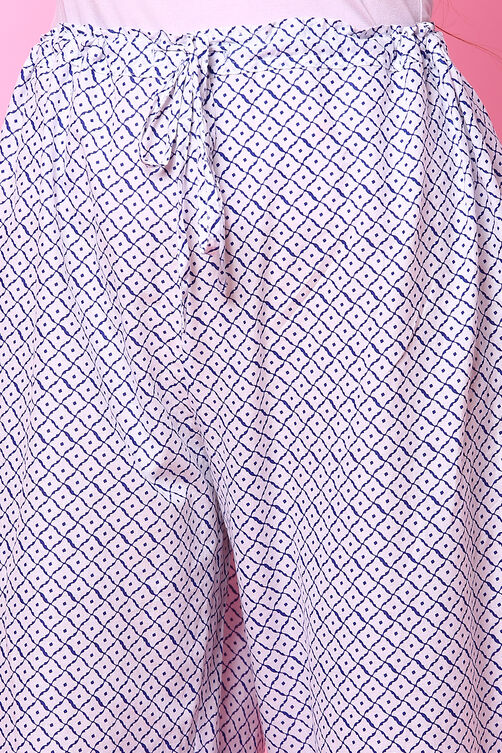 Yellow Cotton Straight Kurta Palazzo Suit Set image number 3