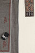 Off-White-Red Flex Hand Block Print Unstitched Suit Set image number 1