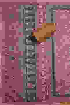 Mustard Yellow Chanderi Rajasthani Print Unstitched Suit Set image number 3