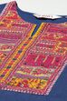 Blue Solid Cotton Straight Kurta Palazzo Suit Set image number 1