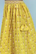 Yellow Cotton Lehenga Set image number 2