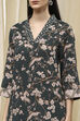 Mustard Yellow Cotton Printed Straight Kurta image number 1