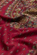 Red Cotton Straight Suit Set image number 3