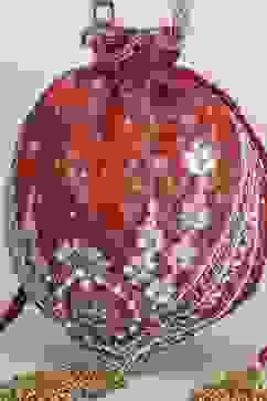 Red Polycotton Potli image number 1