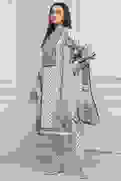 Black Cotton Straight Suit Set image number 3