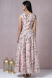 Pink Poly Metallic Cotton Lehenga Set image number 7