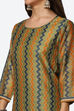 Blue Unstitched dress material Suit Set image number 1