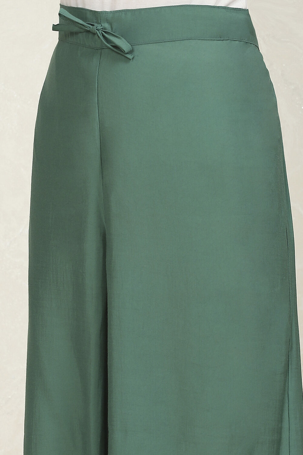 Orange Chanderi Unstitched Suit Set image number 3