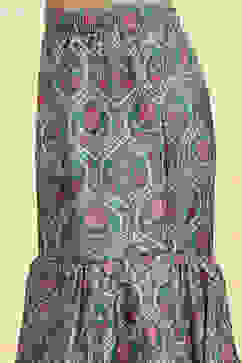 Green Polyester Printed Flared Sharara Suit Set image number 2