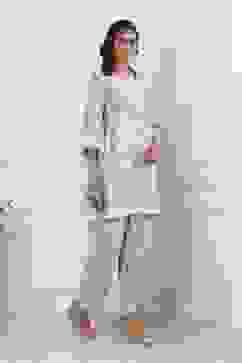 Pink Cotton Printed Straight Kurta Set image number 5