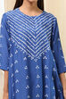 Blue Shantoon Asymmetric Suit Set image number 1