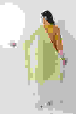 Off White Poly Cotton Dupatta image number 2