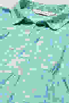 Sky Blue LIVA Printed Shirt image number 1