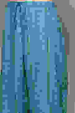 Turquoise Poly Musin Straight Printed Kurta Palazzo Suit Set image number 2