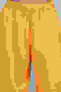 Orange Cotton Printed Tiered Suit Set image number 2