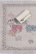 Wine Linen Blend Machine Embroidered Unstitched Suit Set image number 2
