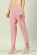 Beige Cotton Narrow Pant image number 2